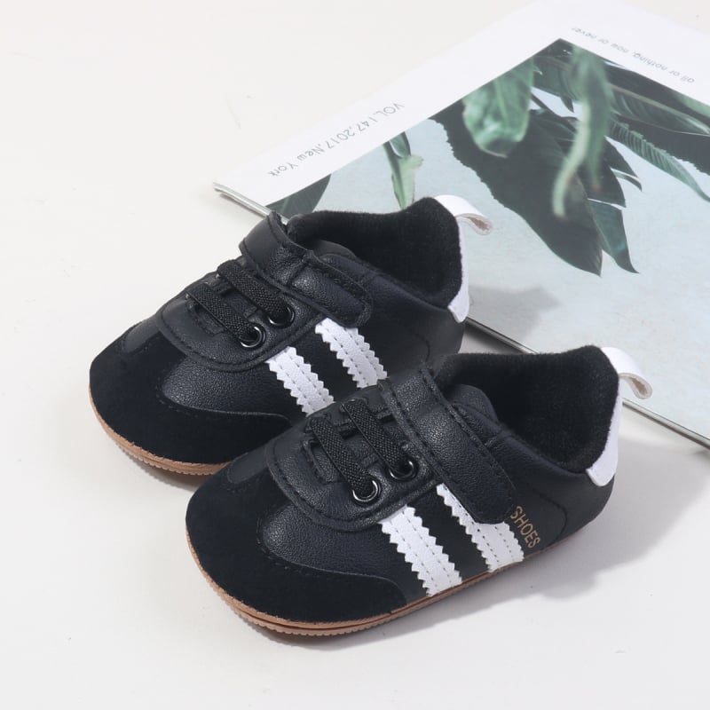 Încălțăminte pentru bebeluși cu Velcro, talpă moale din cauciuc, anti-derapare, PU suprafață, pentru primăvară-toamnă, 12–36 luni