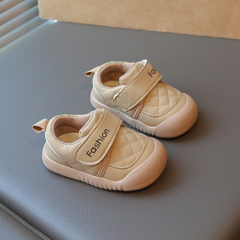 Unisex tenisice za bebe i malu djecu s mekanom potplatom i protukliznim dnom, niski kroj, Velcro zatvaranje, PU gornji dio s mrežastim uzorkom, proljeće i jesen.