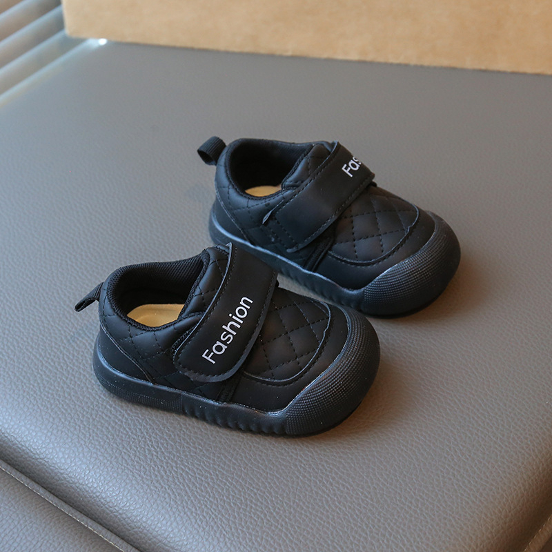 Unisex tenisice za bebe i malu djecu s mekanom potplatom i protukliznim dnom, niski kroj, Velcro zatvaranje, PU gornji dio s mrežastim uzorkom, proljeće i jesen.