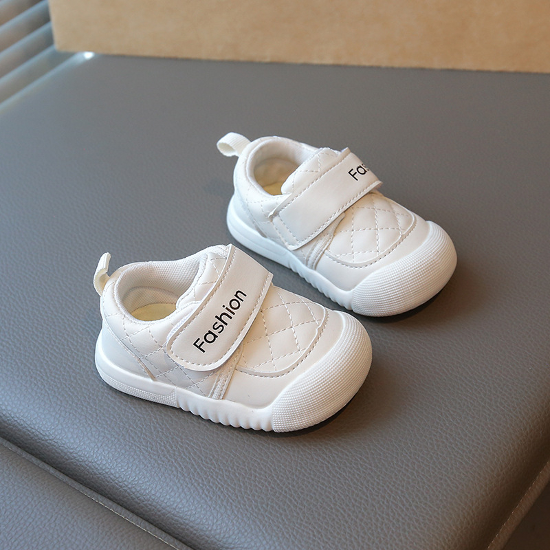 Unisex tenisice za bebe i malu djecu s mekanom potplatom i protukliznim dnom, niski kroj, Velcro zatvaranje, PU gornji dio s mrežastim uzorkom, proljeće i jesen.