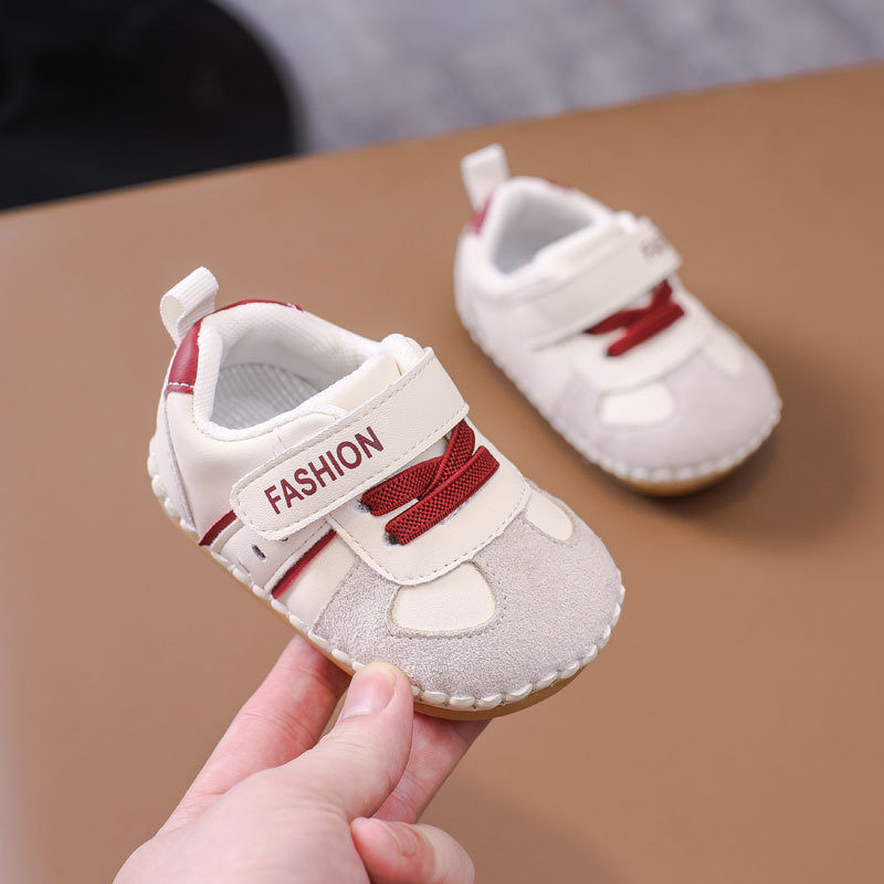 Jesenske cipelice za bebe s mekanom potplatom, prozračne i protuklizne, za dob 6–36 mjeseci, unisex, Velcro zatvaračem