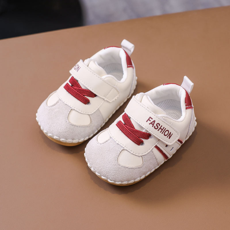 Jesenske cipelice za bebe s mekanom potplatom, prozračne i protuklizne, za dob 6–36 mjeseci, unisex, Velcro zatvaračem