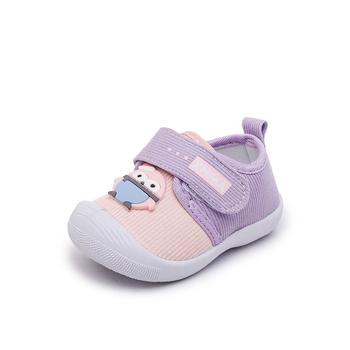 Încălțăminte unisex pentru bebeluți și copii mici, talpă moale, ușoară, din bumbac respirabil, închidere Velcro, model cartoon, primăvară-toamnă, 12–48 luni