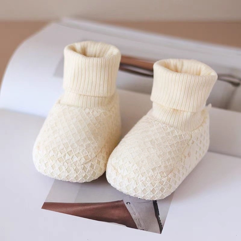 Papuče za bebe s mekanom podom, tople pamučne cipelice za 6–12 mjeseci