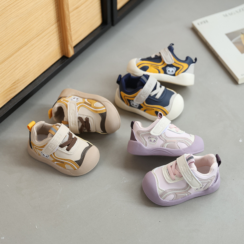 Pantofi pentru sugari cu talpă moale – antiaderapant, respirabili, rezistenți, închidere Velcro, pentru 6–36 luni