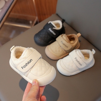 Cipele za djecu 12-36 mjeseci, unisex, Velcro zatvarač, gornji dio od sintetičke kože, protuklizne i otporne na habanje, niski kroj, mekana potplat