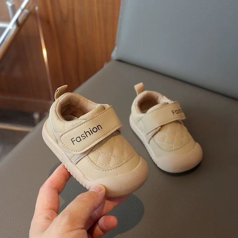 Cipele za djecu 12-36 mjeseci, unisex, Velcro zatvarač, gornji dio od sintetičke kože, protuklizne i otporne na habanje, niski kroj, mekana potplat