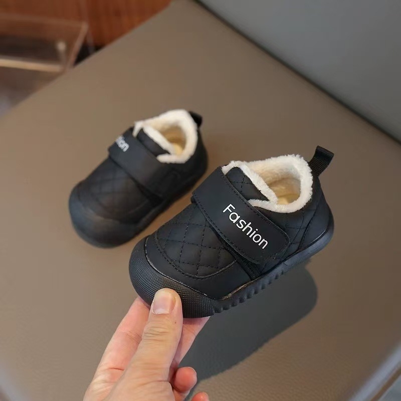 Cipele za djecu 12-36 mjeseci, unisex, Velcro zatvarač, gornji dio od sintetičke kože, protuklizne i otporne na habanje, niski kroj, mekana potplat
