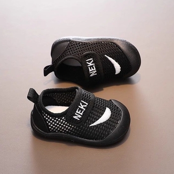 prozračne mrežaste cipele za bebe, bijele lagane tenisice za bebe, protivklizne, Velcro zatvaranje, ljeto