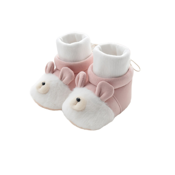 Be bi cipelice-čarape - Unisex, debeli topli gornji dio, mekana podloga, protupklizni, kopča s kopčom za 12-36/24-48 mjeseci