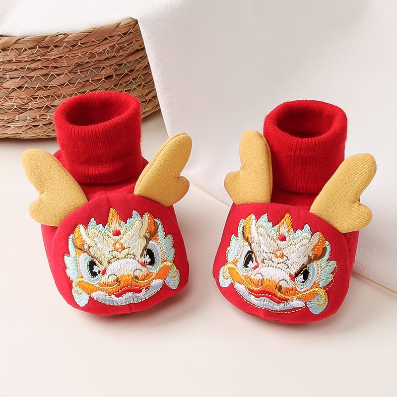 Pantofi bebeluți de iarnă – căptuți cu fleece, pentru primii pași, anti-derapare, închidere cu bandă elastică, talpă din material compozit