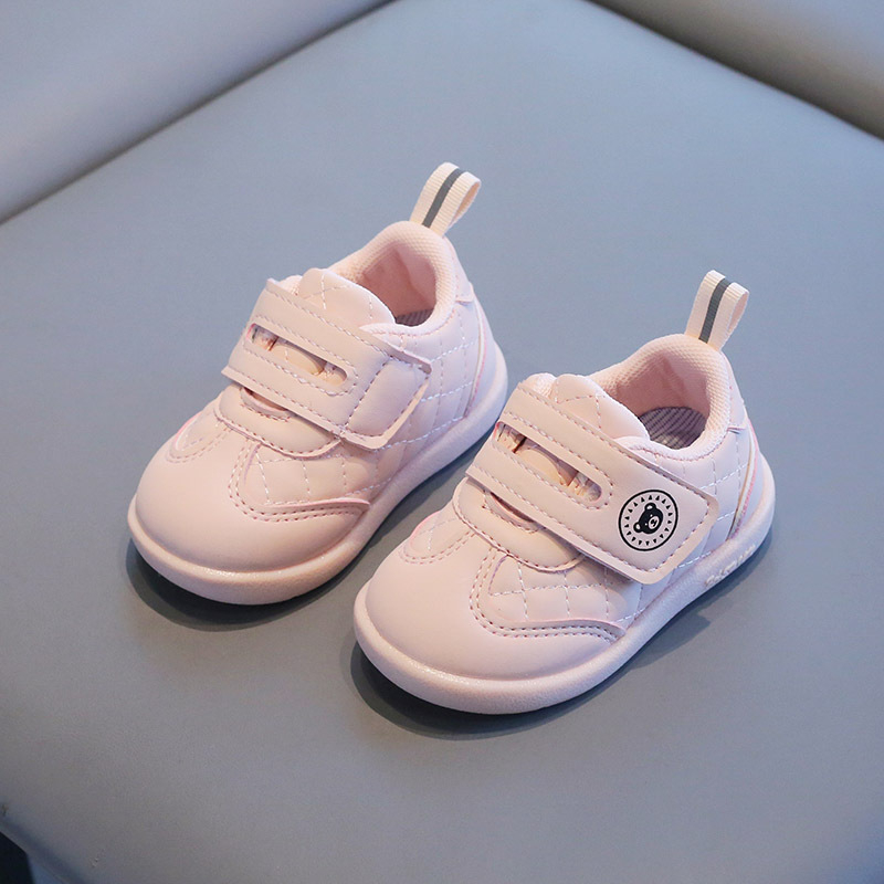 Kožne cipelice za bebe sa Velcro zatvaračem, prozračan gornji dio od mikrovlakana, protivklizna i otporna potplata