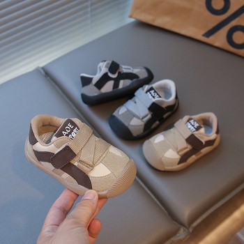 Unisex dječje tenisice s mekanom potplatom, protivklizne, gornji dio od mikrovlakna, kopčanje na čičak, niski kroj, za uzrast 12–36 mjeseci i 24–48 mjeseci, jesen 2025.