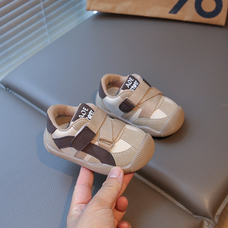 Unisex dječje tenisice s mekanom potplatom, protivklizne, gornji dio od mikrovlakna, kopčanje na čičak, niski kroj, za uzrast 12–36 mjeseci i 24–48 mjeseci, jesen 2025.