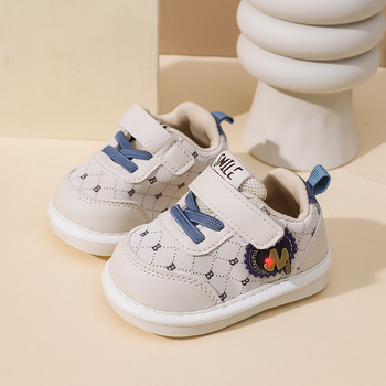 Kožne dječje tenisice za hodanje – svjetleće, mekana potplat, protuklizne, vodootporne, zatvaranje na Velcro (12–48 mjeseci)