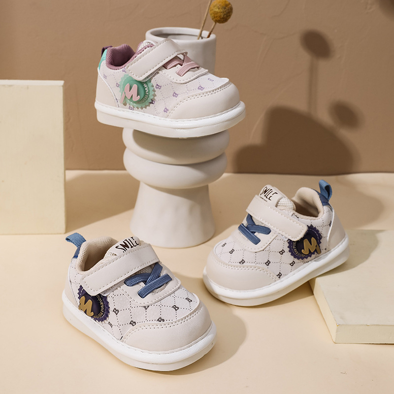 Kožne dječje tenisice za hodanje – svjetleće, mekana potplat, protuklizne, vodootporne, zatvaranje na Velcro (12–48 mjeseci)