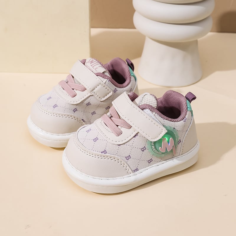 Kožne dječje tenisice za hodanje – svjetleće, mekana potplat, protuklizne, vodootporne, zatvaranje na Velcro (12–48 mjeseci)