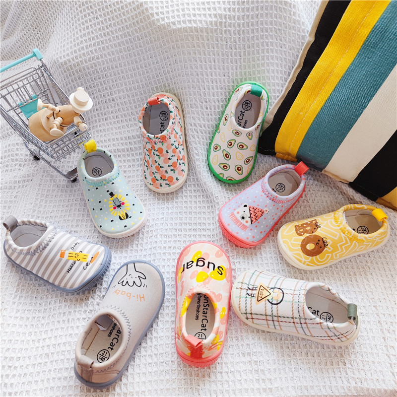 Unisex platnene tenisice za bebe i djecu, slip-on s mekanom potplatom, unutarnje cipele za vrtić, proljeće–jesen stil