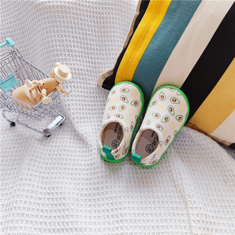 Unisex platnene tenisice za bebe i djecu, slip-on s mekanom potplatom, unutarnje cipele za vrtić, proljeće–jesen stil
