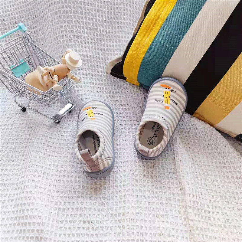 Unisex platnene tenisice za bebe i djecu, slip-on s mekanom potplatom, unutarnje cipele za vrtić, proljeće–jesen stil