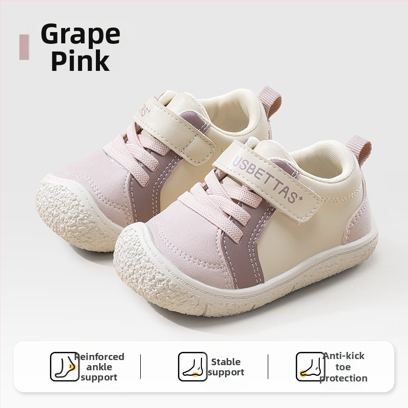 Belleptide Tenisice za bebe i malu djecu s Velcro zatvaračem, niski profil, sintetička koža, jesen 2025