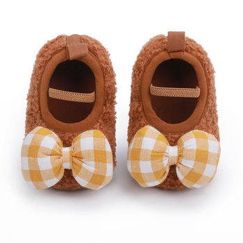 Pantofi pentru copii mici, fete - partea superioară din bumbac, stil prințesă, respirabili, antiderapanti, rezistenți la uzură, închidere cu bandă elastică