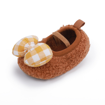 Pantofi pentru copii mici, fete - partea superioară din bumbac, stil prințesă, respirabili, antiderapanti, rezistenți la uzură, închidere cu bandă elastică