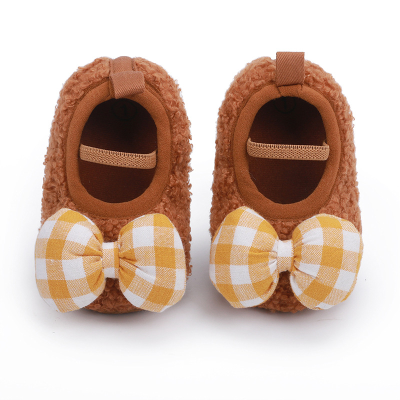 Pantofi pentru copii mici, fete - partea superioară din bumbac, stil prințesă, respirabili, antiderapanti, rezistenți la uzură, închidere cu bandă elastică