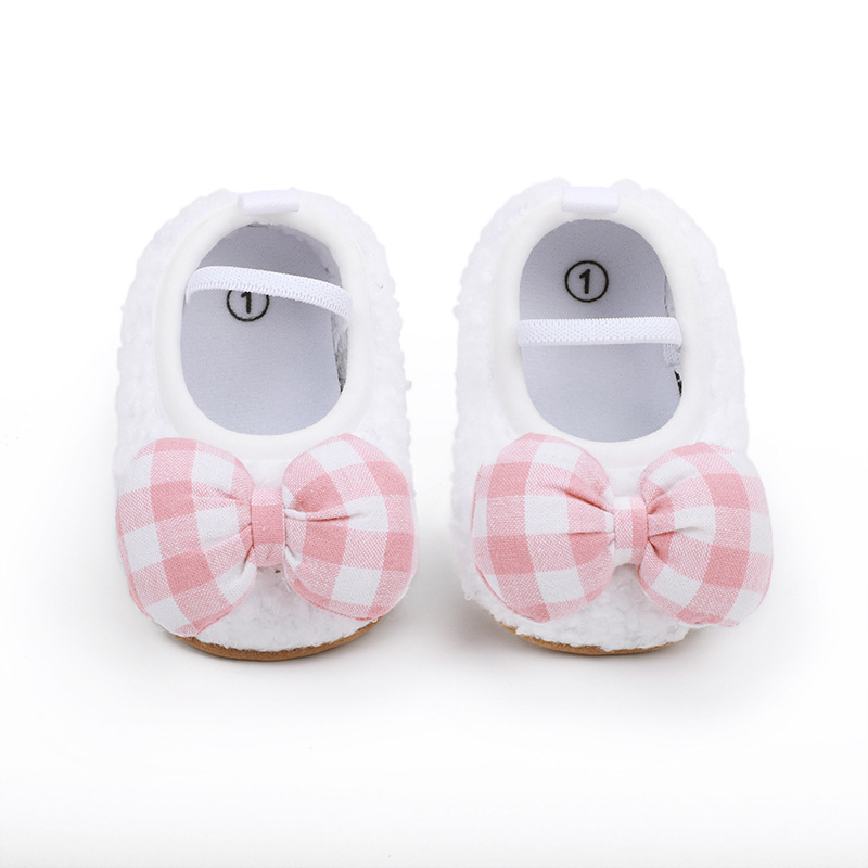 Pantofi pentru copii mici, fete - partea superioară din bumbac, stil prințesă, respirabili, antiderapanti, rezistenți la uzură, închidere cu bandă elastică