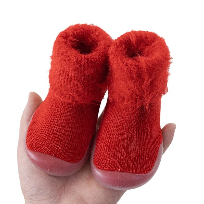 Dječje čarape-cipele za bebe 12–36 mjeseci | Zima, Debeli, Protuklizni, Zadržavaju toplinu