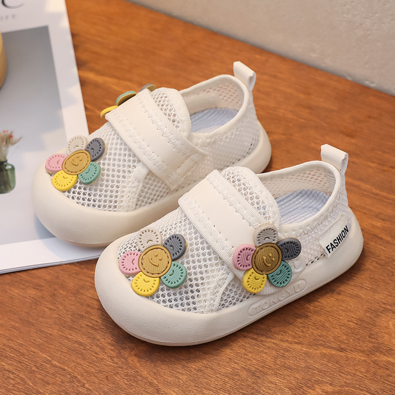 Prozračne bebi cipele za bebe i malu djecu - mekana potplata, Velcro, nizak vrh, 12–36 mjeseci, proljeće 2025