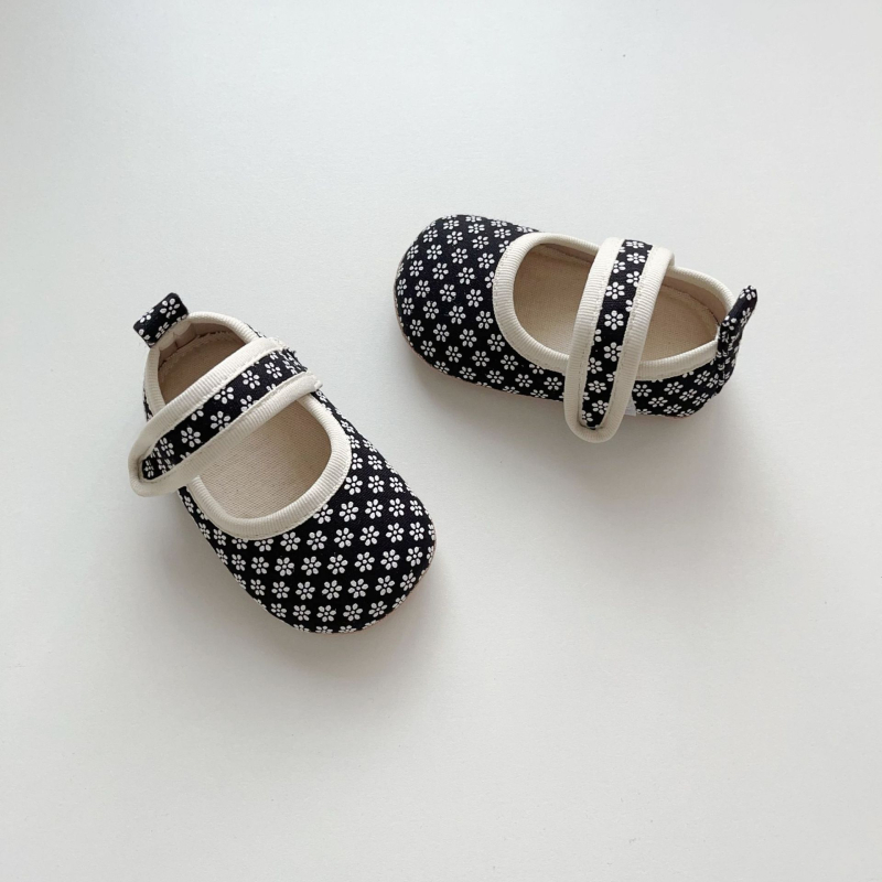 Unisex cipele za bebe s Velcro zatvaračem, prozračni pamučni gornji dio, mekani protuklizni potplat, za dob 12–36 mjeseci, jesenji stil 2026