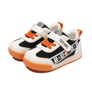 Totyogó cipők, légáteresztő mikroszálas bőr felsőrész, Velcro-zárás, alacsony szár, uniszex, csúszásmentes természetes gumi talp, 12–36 hónaposoknak