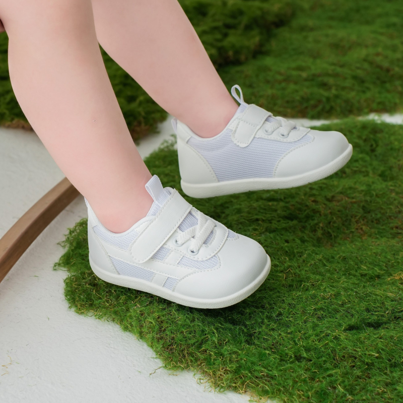 Hálós felsőrészű cipő totyogók számára, Velcro-zár, légáteresztő, csúszásmentes; 12–36 hónap