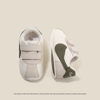 Pantofi pentru copii în stil Forrest Gump, unisex, închidere Velcro, piele sintetică respirabilă, talpă antiderapantă