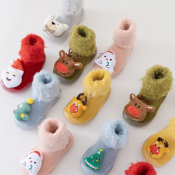 Baba járócipő - magas felső rész, légáteresztő, csúszásmentes talp, vastagabb meleg, 12–36 hónaposaknak