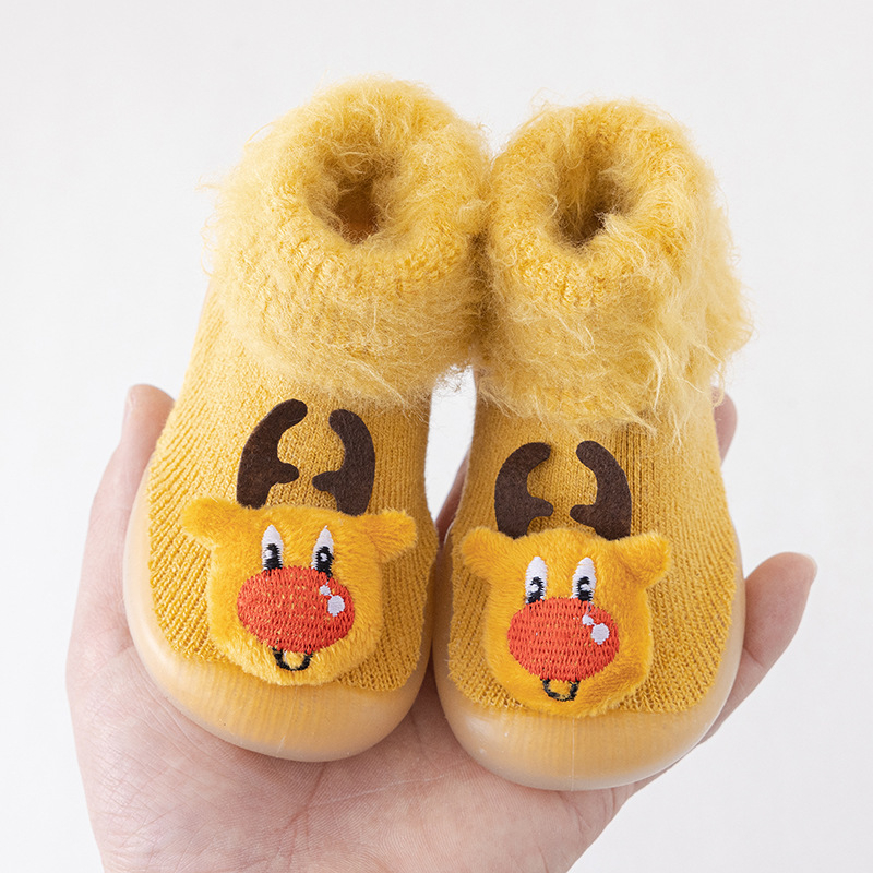 Baba járócipő - magas felső rész, légáteresztő, csúszásmentes talp, vastagabb meleg, 12–36 hónaposaknak