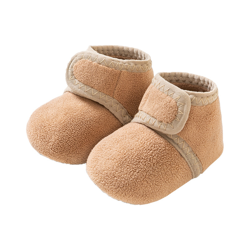 Baba járócipő, fleece felsőrész, Velcro zárás, meleg, 12–36 hónap
