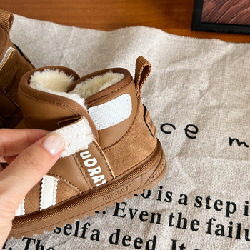 Dječje čizme za snijeg, s unutarnjom fleece podstavom i debelom izolacijom za toplinu, unisex, zatvaranje na Velcro traku, veličine 18–30, za djecu 1–3 godine