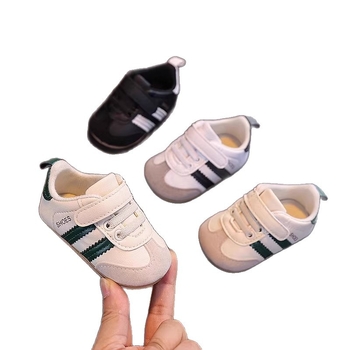 Pantofi sport pentru copii mici - suprafața superioară din piele artificială, închidere Velcro, talpă anti-derapare, 12–36 luni