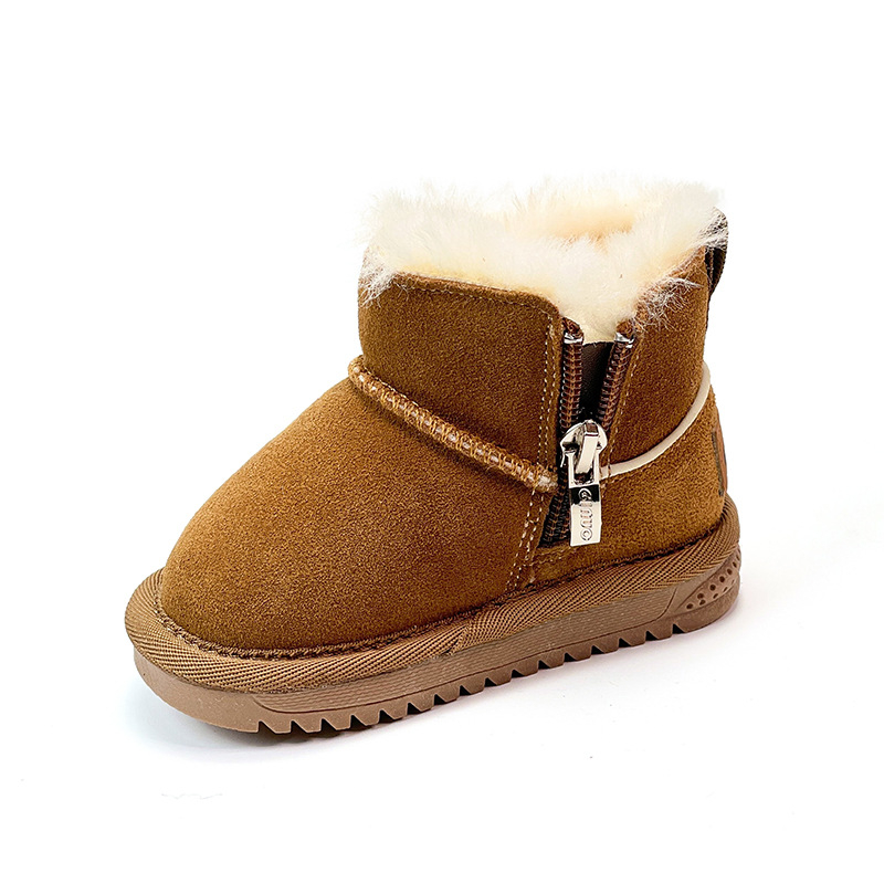 Zimske čizme za bebe s flis podstavom, bočni zatvarač, 12–36 mjeseci, unisex