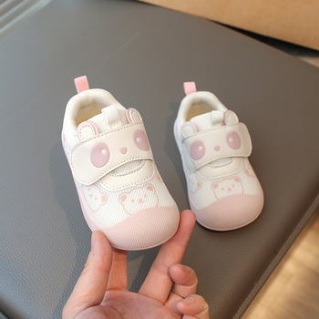 Unisex dječje tenisice s mekanom sole, prozračni mrežasti gornji dio, za proljeće i jesen, s Velcro zatvaračem