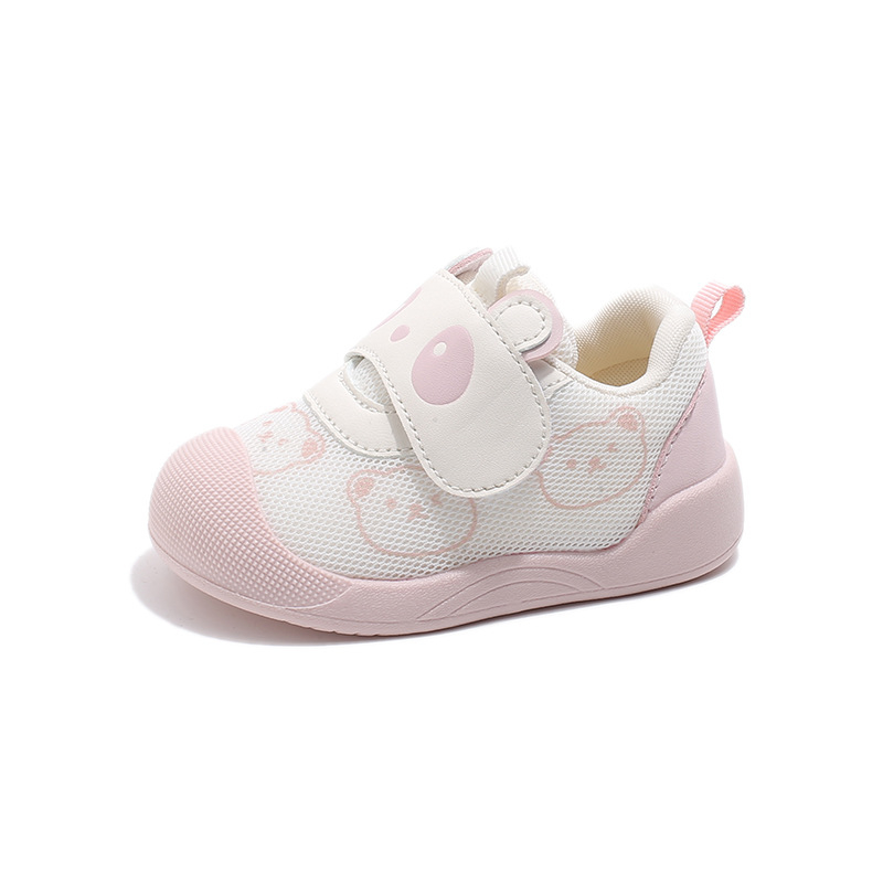 Unisex dječje tenisice s mekanom sole, prozračni mrežasti gornji dio, za proljeće i jesen, s Velcro zatvaračem