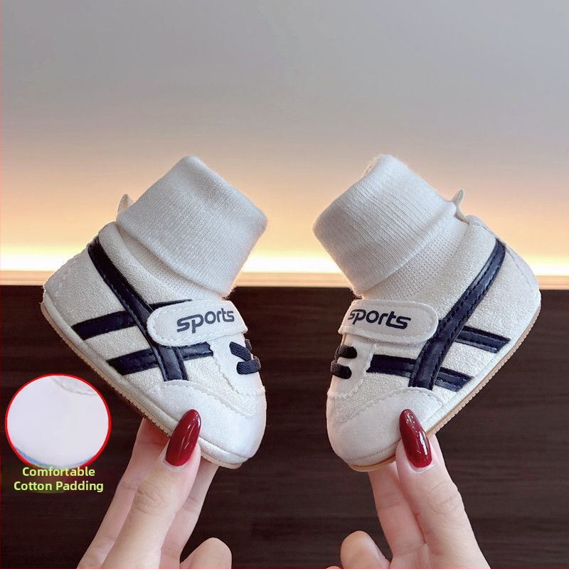 Baba cipő gumírozott talppal, 6-12 hónaposaknak, téli, csúszásmentes