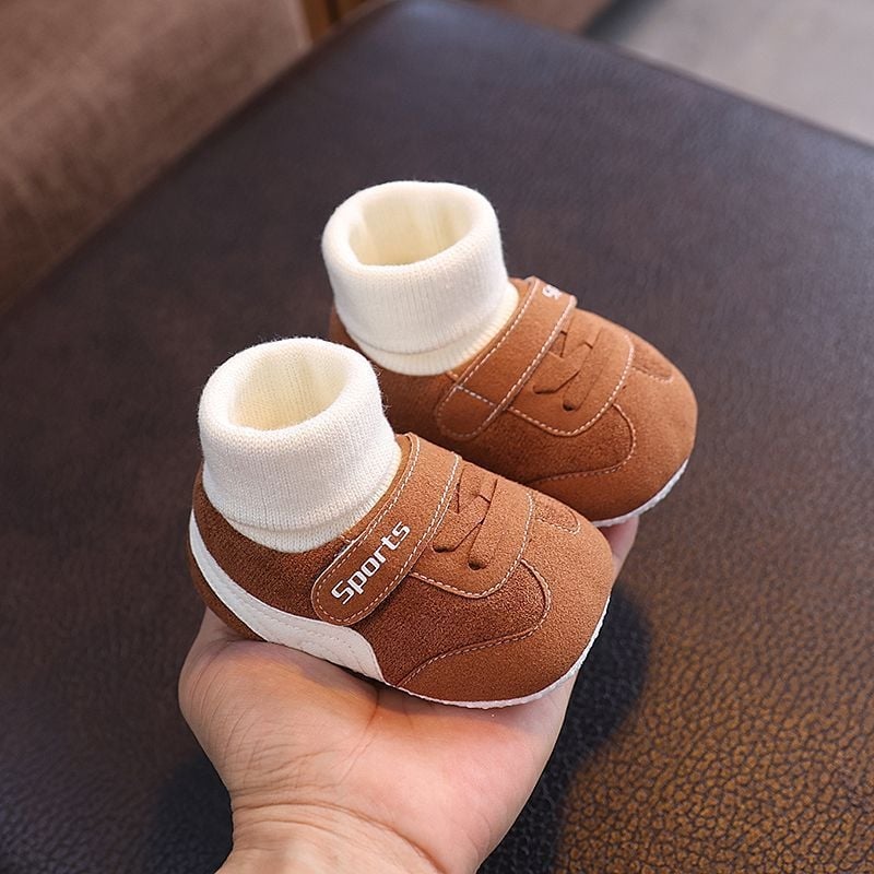 Pantofi pentru copii mici cu partea superioară din bumbac, înălțime peste gleznă, pentru 12–36 luni, mențin încălzirea (Partea superioară din bumbac; Înălțime peste gleznă; 12–36 luni; Mențin încălzirea)