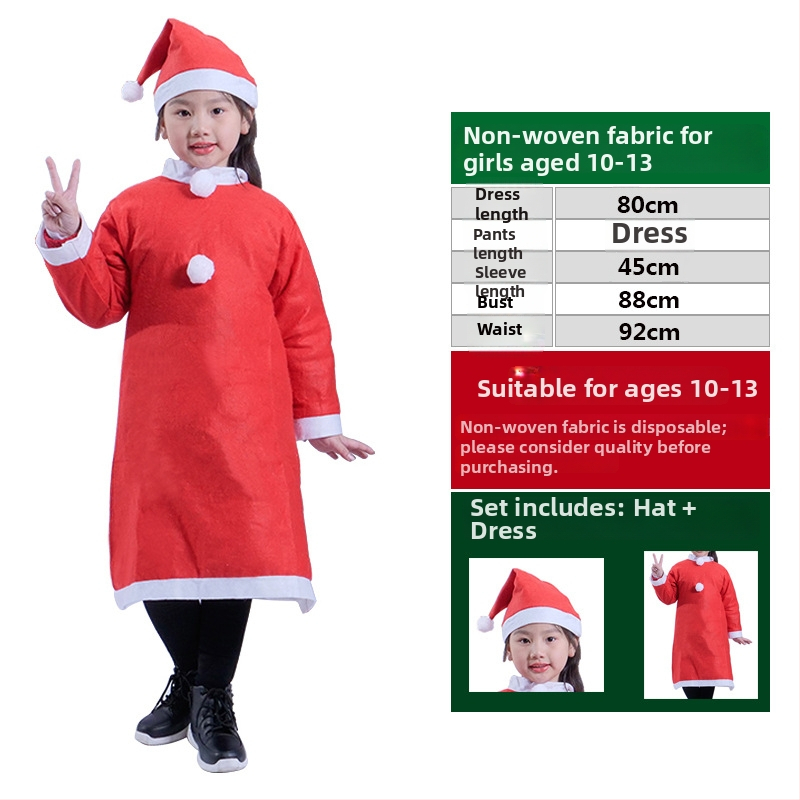 Kalėdų senelio kostiumas suaugusiems ir vaikams, audinys, siuvamas, rekvizitai kostiumui, Le Qi