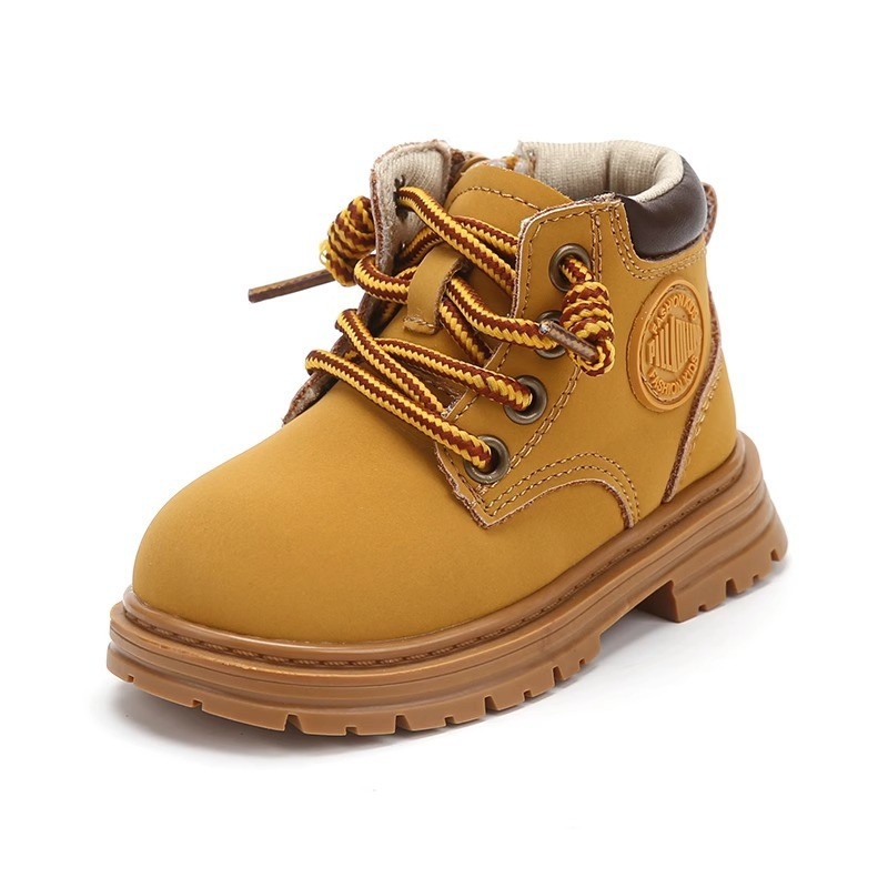 Dječje Martin čizme u britskom stilu (gornji dio od mikrovlaknaste kože; gumeni đon; bočni zip; niski obod čizme; unisex)