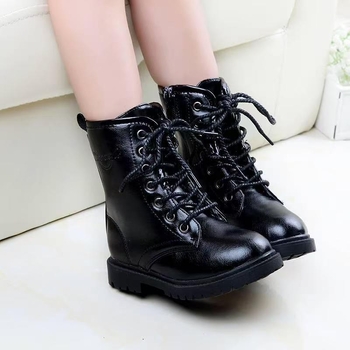 Ghete din piele pentru copii, stil militar, unisex, vară, pentru reprezentații, tabără și antrenament