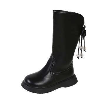 Μποτάκια Μάρτιν για κορίτσια, βρετανικού στυλ, με φλις επένδυση (Εξωτερικό υλικό: συνθετικό δέρμα; Επένδυση: φλίς; Ηλικία: 4–6 και 7–12 ετών; Κατηγορία: Μοντέρνα μποτάκια)