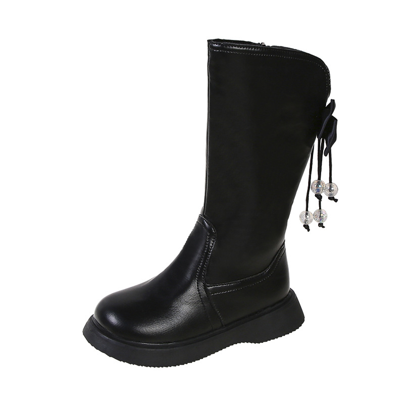 Μποτάκια Μάρτιν για κορίτσια, βρετανικού στυλ, με φλις επένδυση (Εξωτερικό υλικό: συνθετικό δέρμα; Επένδυση: φλίς; Ηλικία: 4–6 και 7–12 ετών; Κατηγορία: Μοντέρνα μποτάκια)